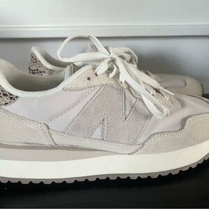 New Balance 237 Cream and White Sneakers - NWOT